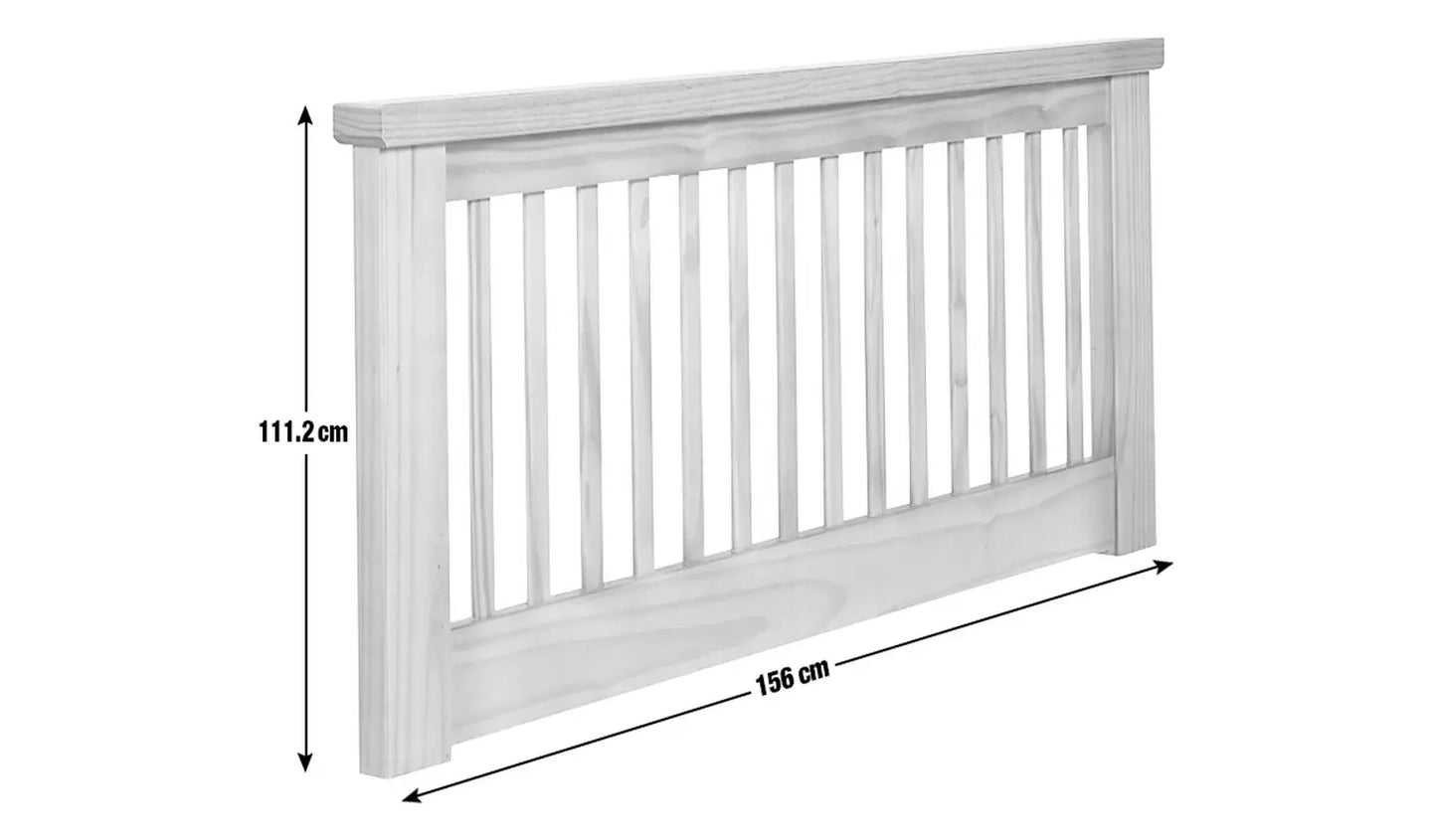 Aubrey Kingsize Headboard - White